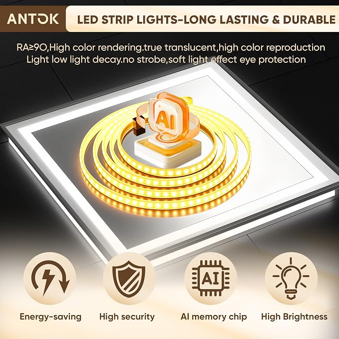 Antok 72X36 LED Bathroom Mirror - Image 8