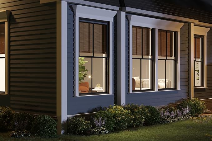 Windowsandgarden Cordless Woven Wood Roman Shades, 52W x 72H, Eastfield Teak - Image 5