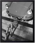Poster Master Woman Classic Car Poster by PosterMaster