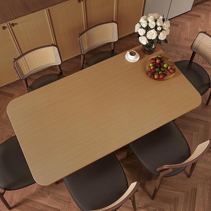 Thick Oak Wood Wallpaper Peel and Stick 48"x354" Light Brown Wood Contact Paper - Image 7