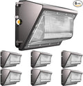 Lightdot 6Pack 120W LED Wall Pack Lights, 100-277v Dusk to Dawn by LightdotLighting