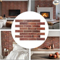 CONCORD WALLCOVERINGS ™ Retro-Art 3D Faux Brick Wall Panels by ConcordWallcoverings