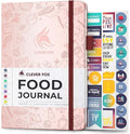 Clever Fox Food Journal - Daily Food Diary, Meal Planner to Track Calories & Nutrients, Weight Tracker Notebook, A5 (Rose Gold)