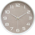 Silent Wall Clock with Large Numbers, 10 Inch Battery Operated Analog Clock by MABPEDO