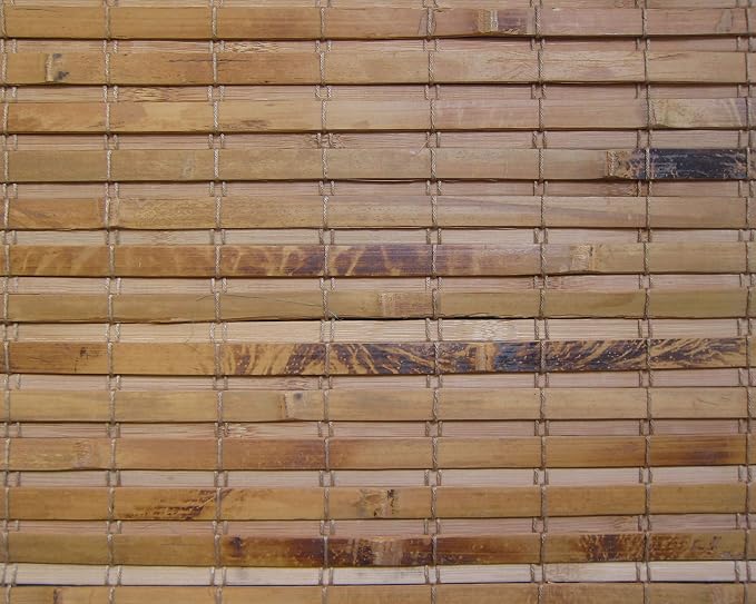 Cordless Woven Wood Roman Shades, 64W x 60H, Hatteras Camel, Sizes 20-72 Wide - Image 7