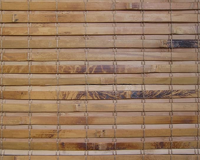Cordless Woven Wood Roman Shades, 67W x 48H, Hatteras Camel, Sizes 20-72 Wide - Image 7