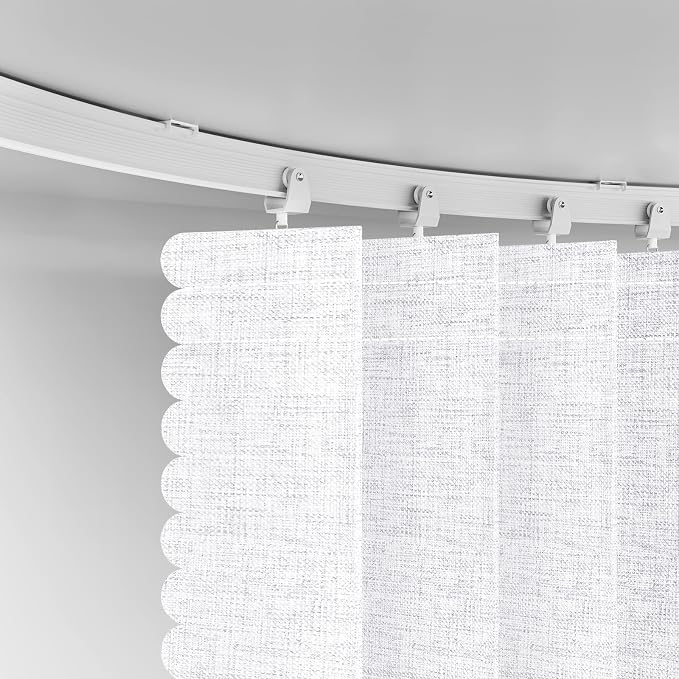 Room Divider Curtain Sets with Flexible Ceiling Track, Privacy Soundproof - Image 3