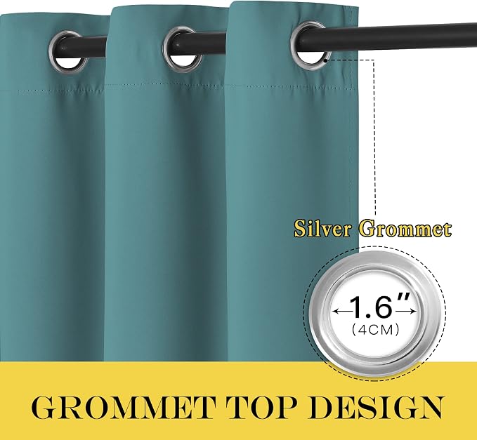 NICETOWN Patio Blackout Curtain Panels - Image 6