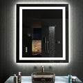LOAAO 20"X28" LED Bathroom Mirror by LOAAO