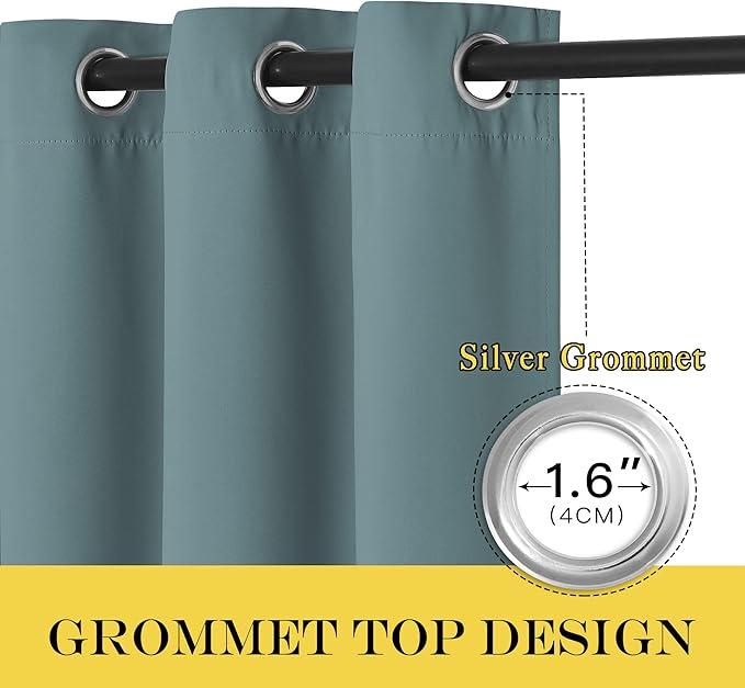 NICETOWN Patio Blackout Curtain Panels - Image 5