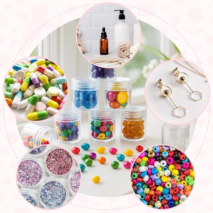 BigOtters 30 Grids Diamond Painting Storage Containers, Portable Bead Art Organizer Case with Lids for Crafts, Jewelry DIY
