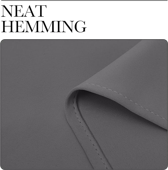 NICETOWN Grey Blackout Curtain Panels - Image 8