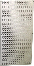 Wall Control Pegboard 32in x 16in Beige Metal Pegboard Tool Board Panel by Wall+Control