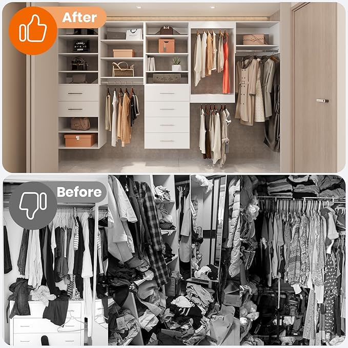 ROOMTEC Modular Closet System, Wooden Tower - Image 6