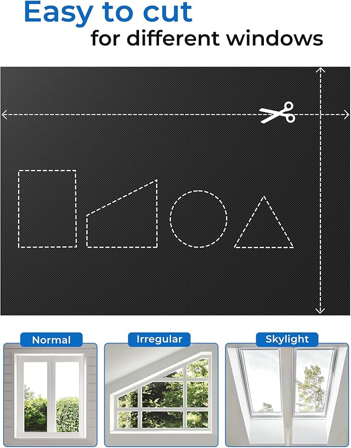 Sumobaby Blackout Curtains for Bedroom Portable 43"x72", No Drill Blackout - Image 5