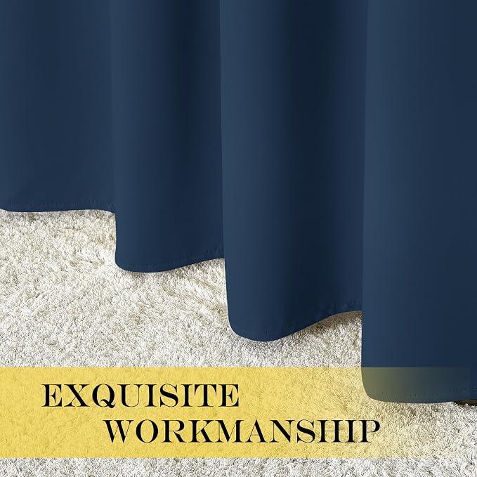 NICETOWN Moroccan Blue Blackout Curtain - Image 5