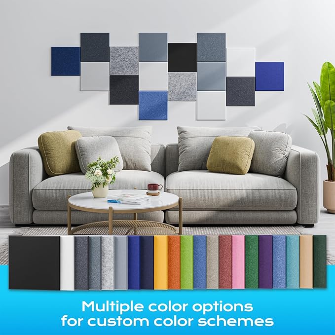 22 Pack Self Adhesive Acoustic Panels, Soundproof Wall Panels - Image 5