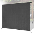 9'W x 8'H Gray Outdoor Roller Shade by Unknown