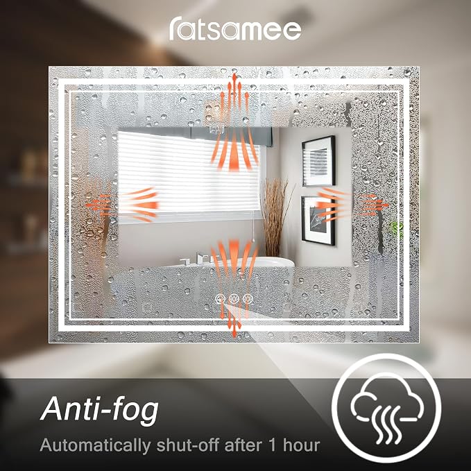 Ratsamee 72x36 Inch Led Mirror for Bathroom - Image 6