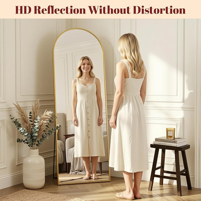 Suidia 71"x32" Arched Full Length Mirror - Image 5