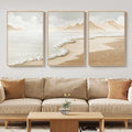 Framed Boho Abstract Beach Wall Art by Cuspin