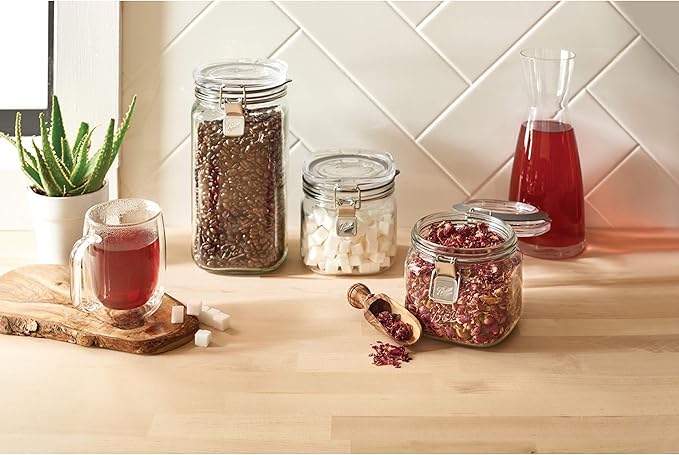 Ball Storage Latch Jars, 3-Pack