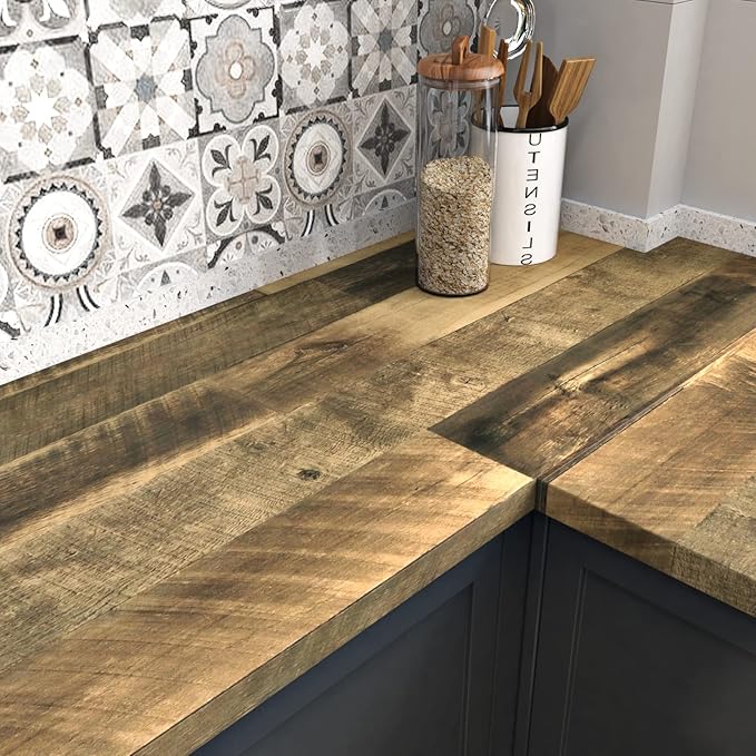 WESTICK 36" x 120" Large Wood Conatct Paper Self Adhesive Counter Top Vinyl by WESTICK