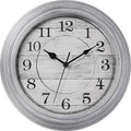 Wall Clock, 12 Inch Kitchen Decorative Wall Clock, Silent Wall Cocks Battery by HYLANDA