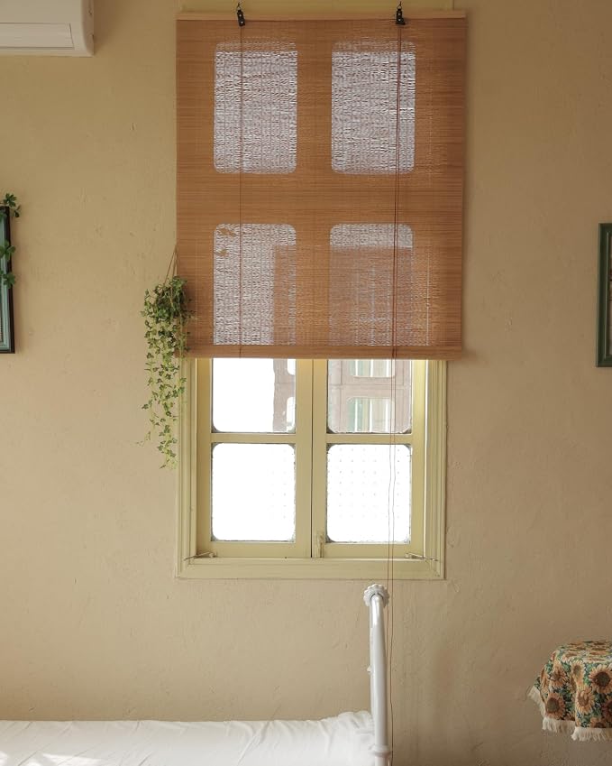 70" Wx72 H Bamboo Blinds Roller Shades - Image 9