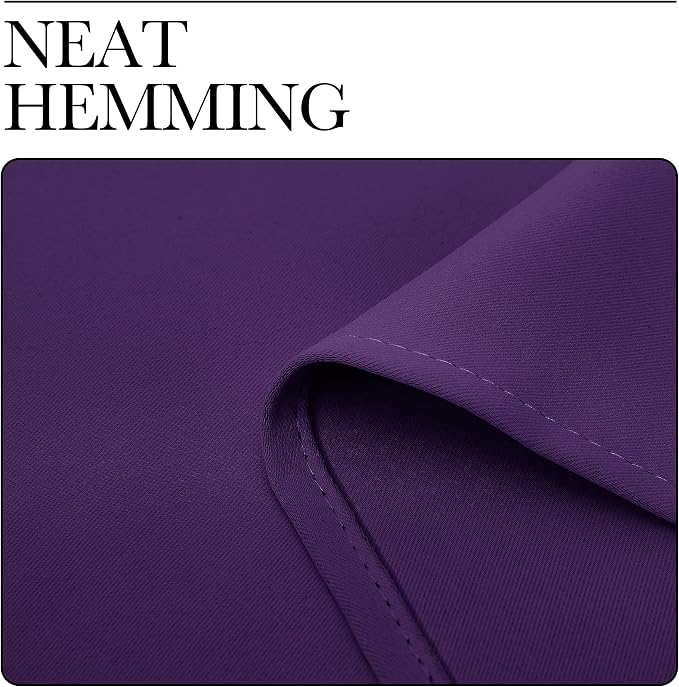NICETOWN Blackout Purple Curtains - Image 8