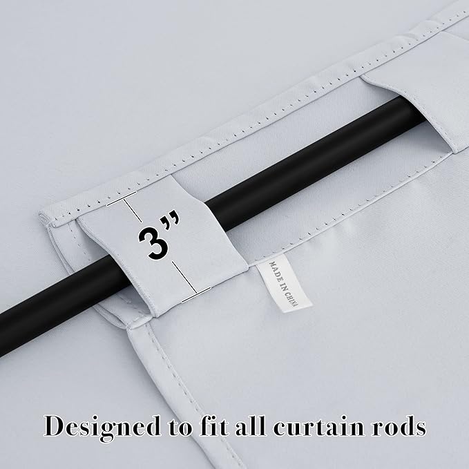 RYB HOME Small Window Curtains Blackout, Privacy Thermal Insulating Drapes - Image 5
