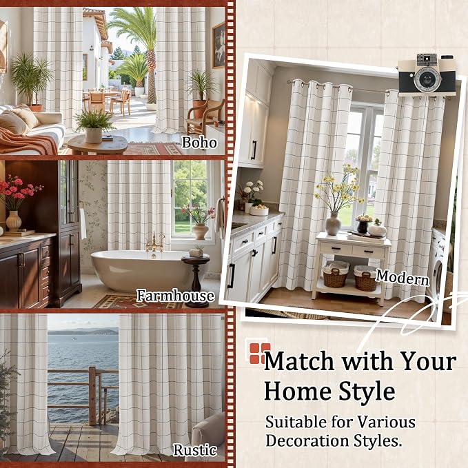 Lajode Linen Blackout Curtains for Living Room - Image 8