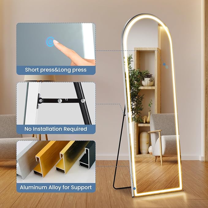 DUMOS Arched Full Length Mirror - Image 5