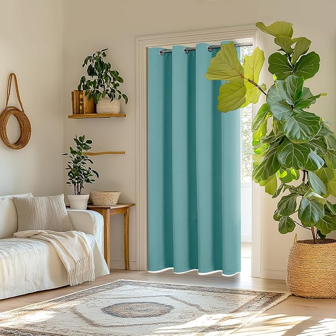 ChrisDowa Blackout Curtains 80 Inches Long - Image 2