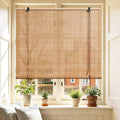 Bamboo Blinds 32x72 inch Bamboo Roman Shades by Unknown