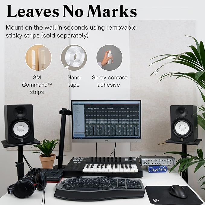Acoustic Panels, 2 Pack, Pale Blue - Image 2