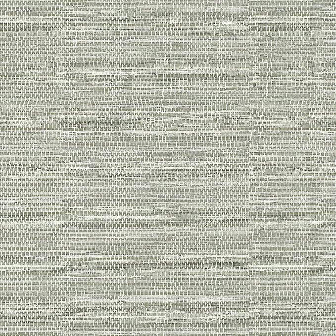 HueBurst Grasscloth Peel and Stick Wallpaper 17.3"x197" Renter Friendly by HueBurst