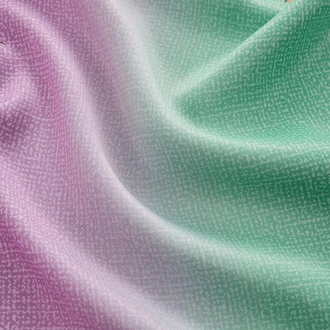 XiDi Blue Curtains for Bedroom Decor Green Curtains for Girls Kids Room Purple - Image 8