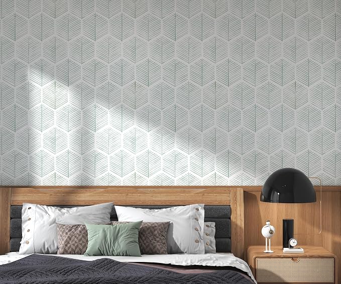 Modern Peel and Stick Wallpaper 17.3''×276'' Geometric Wallpaper Boho Contact - Image 5