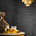 Fititem Black Peel and Stick Wallpaper 472inL 17.3inW Black Contact Paper by Fititem__FitYourHome