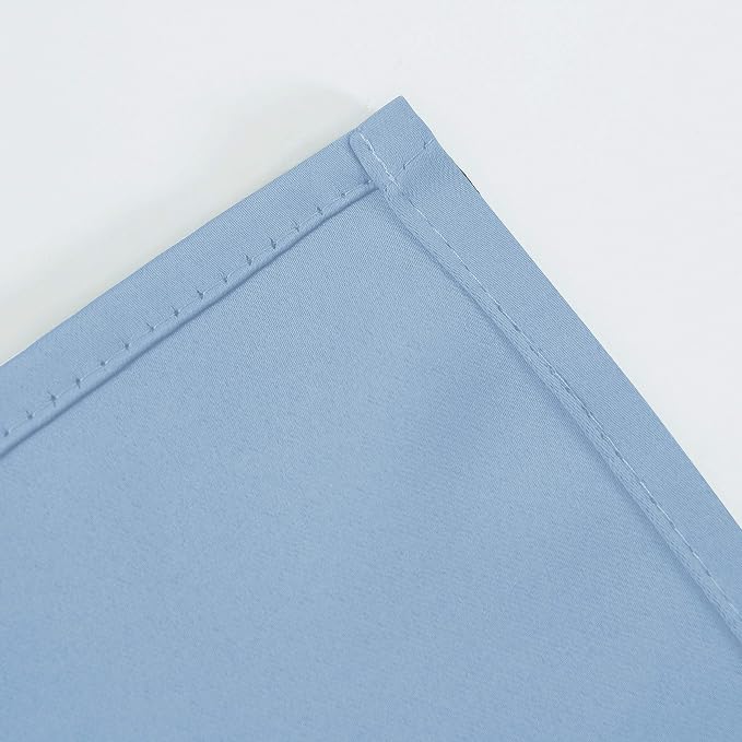 LEMOMO Sky Blue Thermal Blackout Curtains/52 x 95 Inch/Set of 2 Panels Room - Image 8