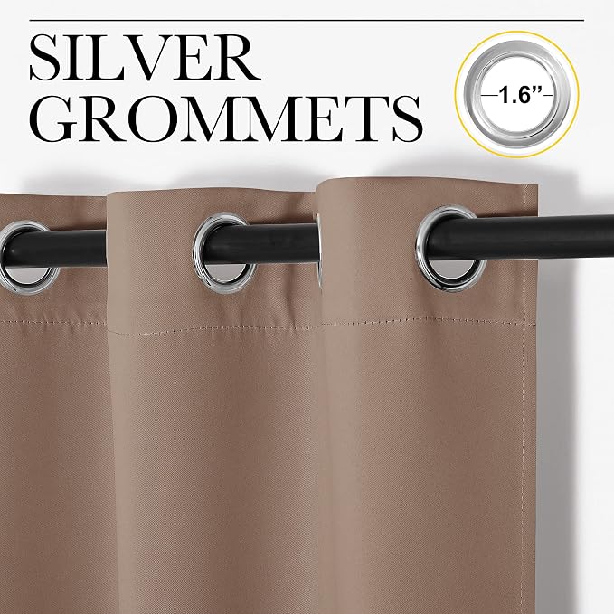 NICETOWN Sound Reducing Room Divider Curtain Screen Partition, Function Thermal - Image 3